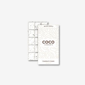 THC – Cookies & Cream Chocolate Bar
