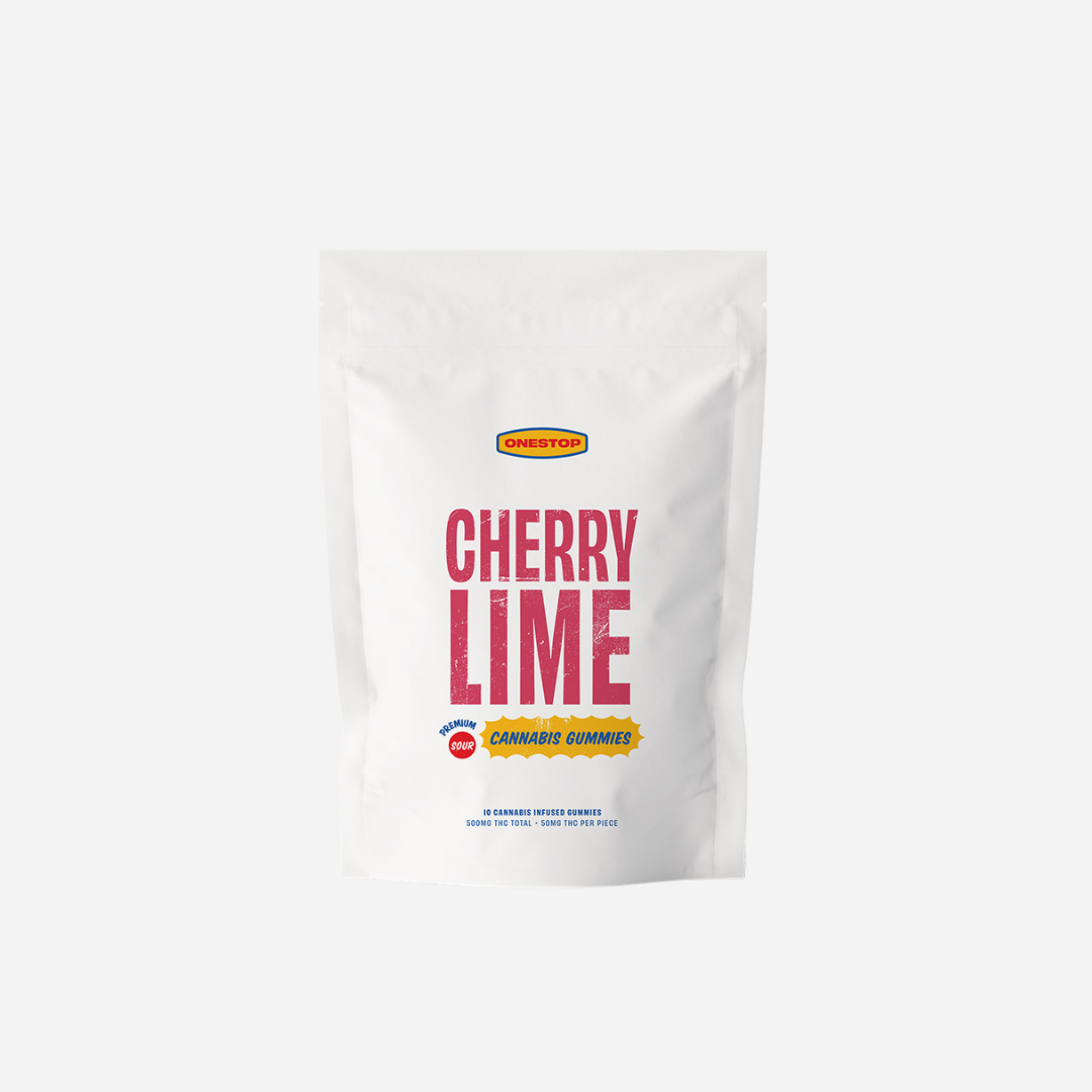 Sour Cherry Lime – THC Infused Gummies